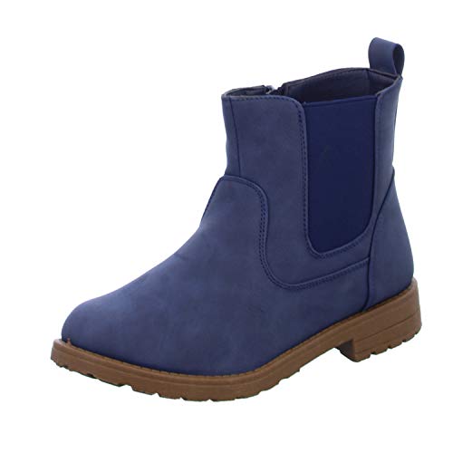 girlZ onlY 57812 Mädchen Schlupf/Klettstiefelette Warmfutter, Größe 36 von GIRLZ ONLY