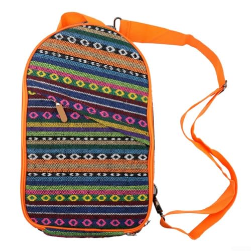 Geschirr-Aufbewahrungstasche, großes Fassungsvermögen, wasserdicht, Outdoor-Geschirr-Organizer-Tasche, für Küche, Kofferraum, Picknick, Reisen (orange) von GLOBALHUT