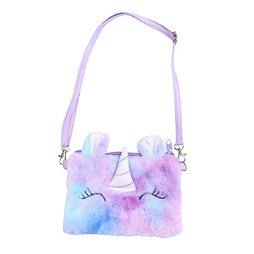 GLSTOY 1 Stück Einhorn Plüsch Umhängetasche Kinder Einhorn Tasche Umhängetasche Umhängetasche Mädchen Einhorn Tasche Einhorn Umhängetasche Plüsch Einhorn Tasche von GLSTOY