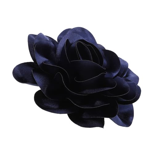 GLSTOY Satin Blumenbrosche Große Blumenbrosche Damen Kleidungsbrosche Blumennadeln Für Kleidung Broschennadel Party Corsage Stoffblumen Für Kleider Anzugbrosche Damen von GLSTOY