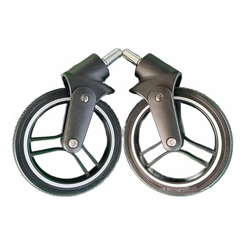 GMBYLBY Baby-Kinderwagen-Rad-Set, Gummi- und Metall-Kinderwagen-Räder, Ersatzarmlehne vorne für Plus, Vorderrad, M GMBYLBY Baby-Kinderwagen-Rad-Set, Gummi- und Metall-Kinderwagen-Räder, Ersatzarmlehne vorne für Plus, Vorderrad, M von GMBYLBY