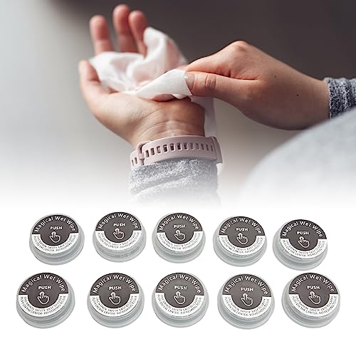 Gepresste, tragbare Feucht- und Trockentücher, tragbare Press-Hand-Gesichtstücher, vielseitig einsetzbare, erweiterbare Tücher, Press-Handtücher (Color : 20pcs) von GMFLEX