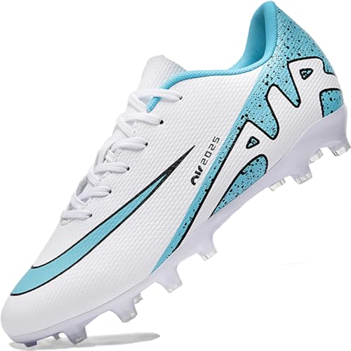 GOGOUP Damen Fußballschuhe Professionelle Fussballschuhe Jugendliche Herren Outdoor Athletics Fußball Stiefel AG Wettkampf Trainingsschuhe Unisex Weiß 44 EU GOGOUP Damen Fußballschuhe Professionelle Fussballschuhe Jugendliche Herren Outdoor Athletics Fußball Stiefel AG Wettkampf Trainingsschuhe Unisex Weiß 44 EU von GOGOUP