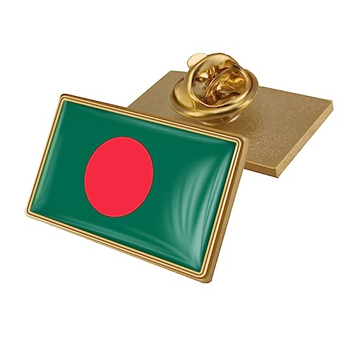 Flaggen Brosche, Bangladesch Flagge, Kristall Epoxid Abzeichen Brosche, Weltflaggen Abzeichen, Damen Und Herren, Modische Broschen Für Kleidung, Schal, Schal, Mütze, Taschen, Jacken, Basteln von GONMFKM