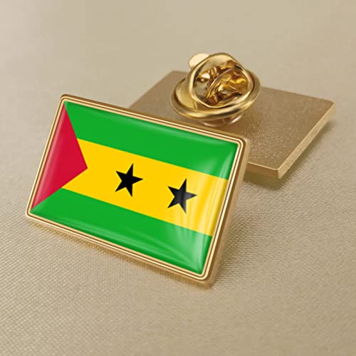 Modische Sao Tome Und Principe-Flagge, Kristall-Epoxidharz-Abzeichen-Brosche, Weltflaggen-Abzeichen Für Damen Und Herren, Länder-Neuheitsschmuck, Patriot-Kleidung, Tasche, Kuba-Flaggen-Pin-B von GONMFKM