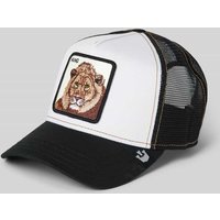 GOORIN BROS. Trucker Cap mit Motiv-Patch Modell 'The King Lion' in Weiss, Größe One Size von GOORIN BROS.