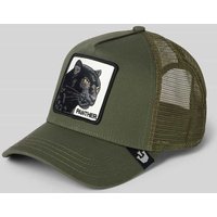 GOORIN BROS. Trucker Cap mit Motiv-Patch Modell 'The Panther' in Oliv, Größe One Size von GOORIN BROS.