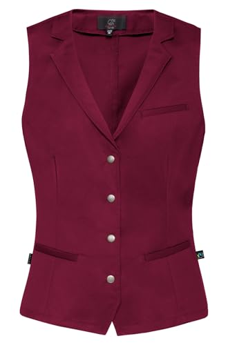 GREIFF GASTRO MODA Damen Kellner-Weste Revers Regular Fit Bordeaux XL GREIFF GASTRO MODA Damen Kellner-Weste Revers Regular Fit Bordeaux XL von GREIFF