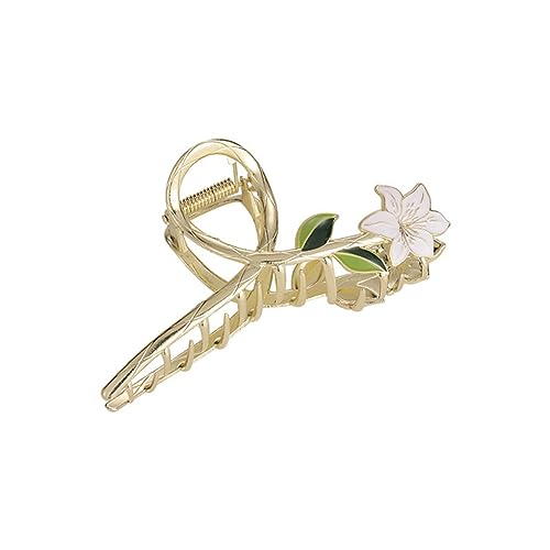 GROCKSTR Blumen-Haarklammern, Metall-Goldband, HaarbäNder, Ornamente, Krallen-Haarnadelklammer, Haarschmuck für Frauen und MäDchen von GROCKSTR