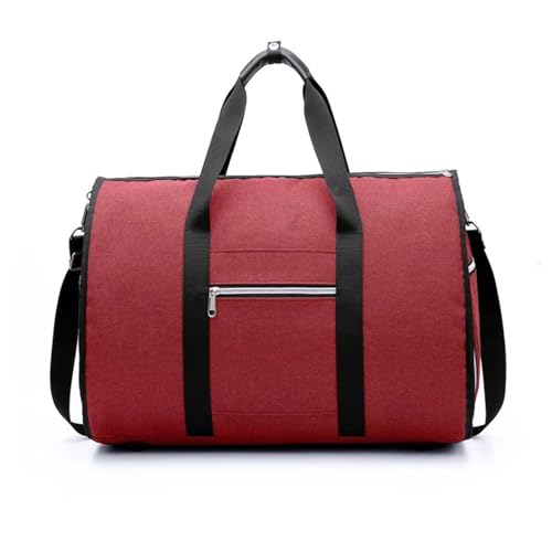 Reise Seesack Große Kapazität Reise Seesack Männer Anzug Lagerung Schulter Tasche Frauen wasserdichte Oxford Faltbare Große Reisetasche Männer Gepäck Tasche für Herren, Dame, Camping, Wandern (Color von GSJNHY