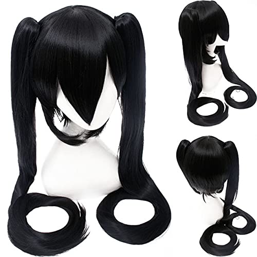 Cosplay Perücke-18 Farbe VOCALOID Hatsune Miku Cosplay Perücken 120cm lang Gerade für Frauen Mädchen Hochwertiges Haar Anime Blau Rot Schwarz Universal 2 von GUANBBD