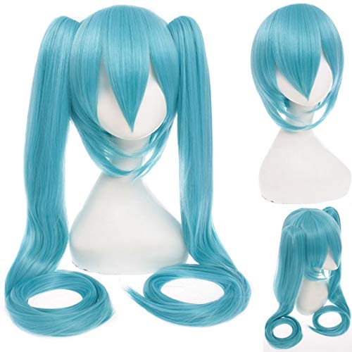 Cosplay Perücke-18 Farbe VOCALOID Hatsune Miku Cosplay Perücken 120cm lang gerade für Frauen Mädchen Hochwertiges Haar Anime Blau Rot Schwarz Universal 23 von GUANBBD