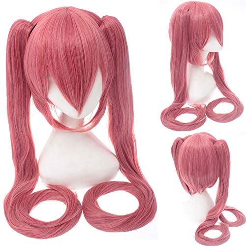 Cosplay Perücke-18 Farbe VOCALOID Hatsune Miku Cosplay Perücken 120cm lang gerade für Frauen Mädchen Hochwertiges Haar Anime Blau Rot Schwarz Universal 3 von GUANBBD