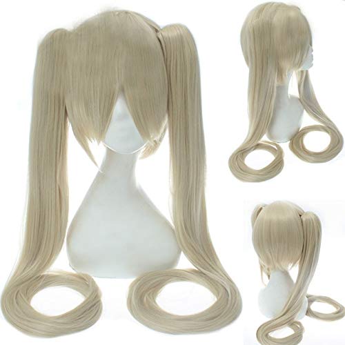 Cosplay Perücke-18 Farbe VOCALOID Hatsune Miku Cosplay Perücken 120cm lang gerade für Frauen Mädchen Hochwertiges Haar Anime Blau Rot Schwarz Universal 4 von GUANBBD