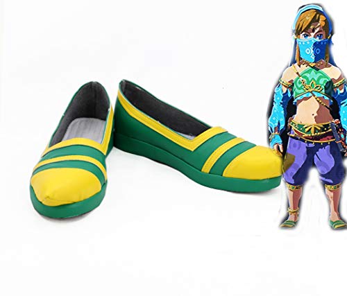 Cosplay Perücke Die Legende von Zelda Breath Of The Wild Link Schuhe Weibliche Cosplay Stiefel Frauen Euro Größe 47 Männliche Größe von GUANBBD