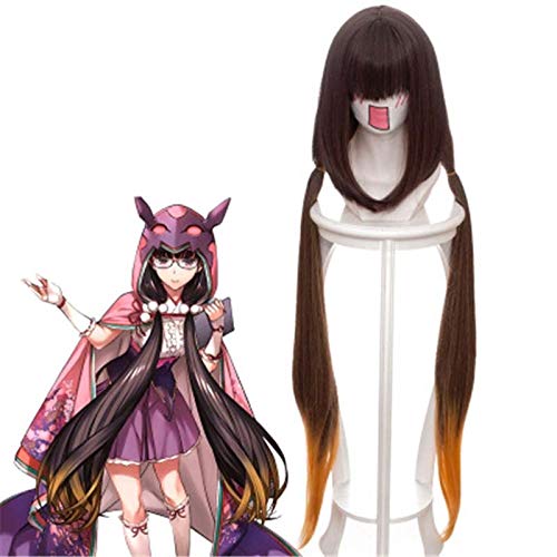 Cosplay Perücke Fate/Grand Order Fgo Osakabehime Wig Cosplay Costumes Long Double Ponytail Gradient Hair Halloween Party Role Play Wigs von GUANBBD