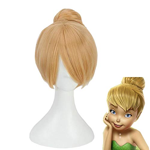 Cosplay Perücke-Prinzessin Tinker Bell Perücke Cosplay Kostüm Frauen Kurze hitzebeständige synthetische Haar Perücken Tinker Bell von GUANBBD