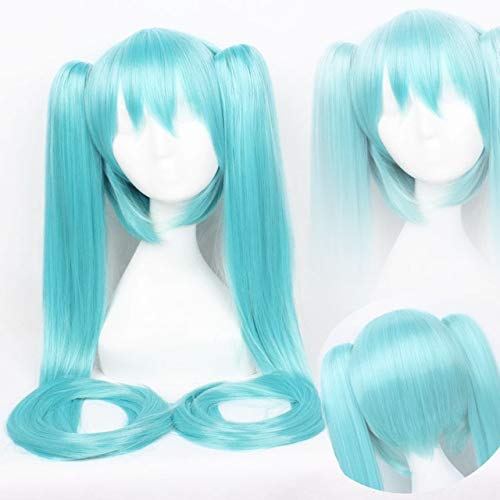 GUANBBD Cosplay Perücke-18 Farbe VOCALOID Hatsune Miku Cosplay Perücken 120cm lang gerade für Frauen Mädchen Hochwertiges Haar Anime Blau Rot Schwarz Universal 12 von GUANBBD