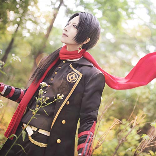 GUANBBD Cosplay Perücke-Hochwertiges Spiel Kashuu Kiyomitsu Cosplay Perücke Touken Ranbu Online Kostüm Spiel Perücken für Halloween Party von GUANBBD