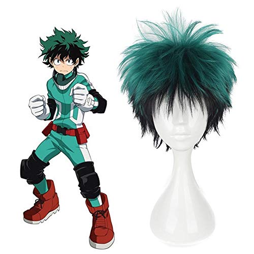 GUANBBD Cosplay Perücke-Mein Held Academia Izuku Midoriya Cosplay Perücke Boku Kein Held Academia/Akademie Cosplay Haar Perücke Izuku Midoriya Deku Perücke von GUANBBD