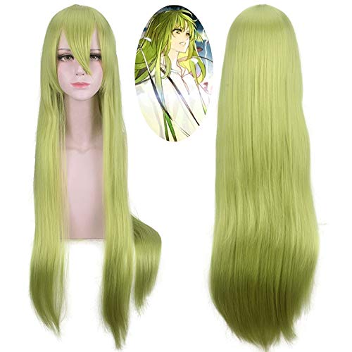 GUANBBD Schicksal/Großauftrag Lancer Enkidu Cosplay Kostüm Schicksal Extra Männer & Frauen Lange hitzebeständige synthetische Haarperücken Enkidu von GUANBBD