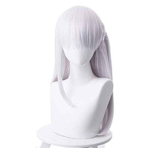 GUANBBD Spiel FGO Schicksal Grand Order Assassin Kama Cosplay Perücken Hitzebeständige synthetische Perücke Haare Halloween Party Frauen Cosplay Perücke One Size Grey von GUANBBD