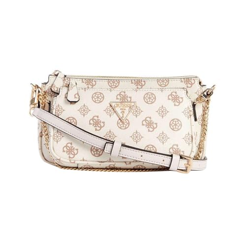 GUESS Damen Schultertasche Noelle Light Rose Logo von GUESS