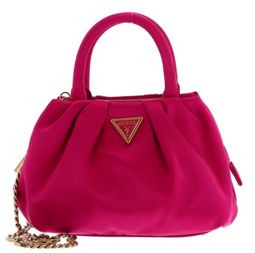 GUESS Damen Tori Frame Satchel Abendtasche, Mini-Rahmen, Umhängetasche, Fuchsia von GUESS