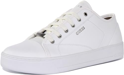 GUESS Herren Udine CARRYOVER Sneaker, Weiß, 42 EU von GUESS