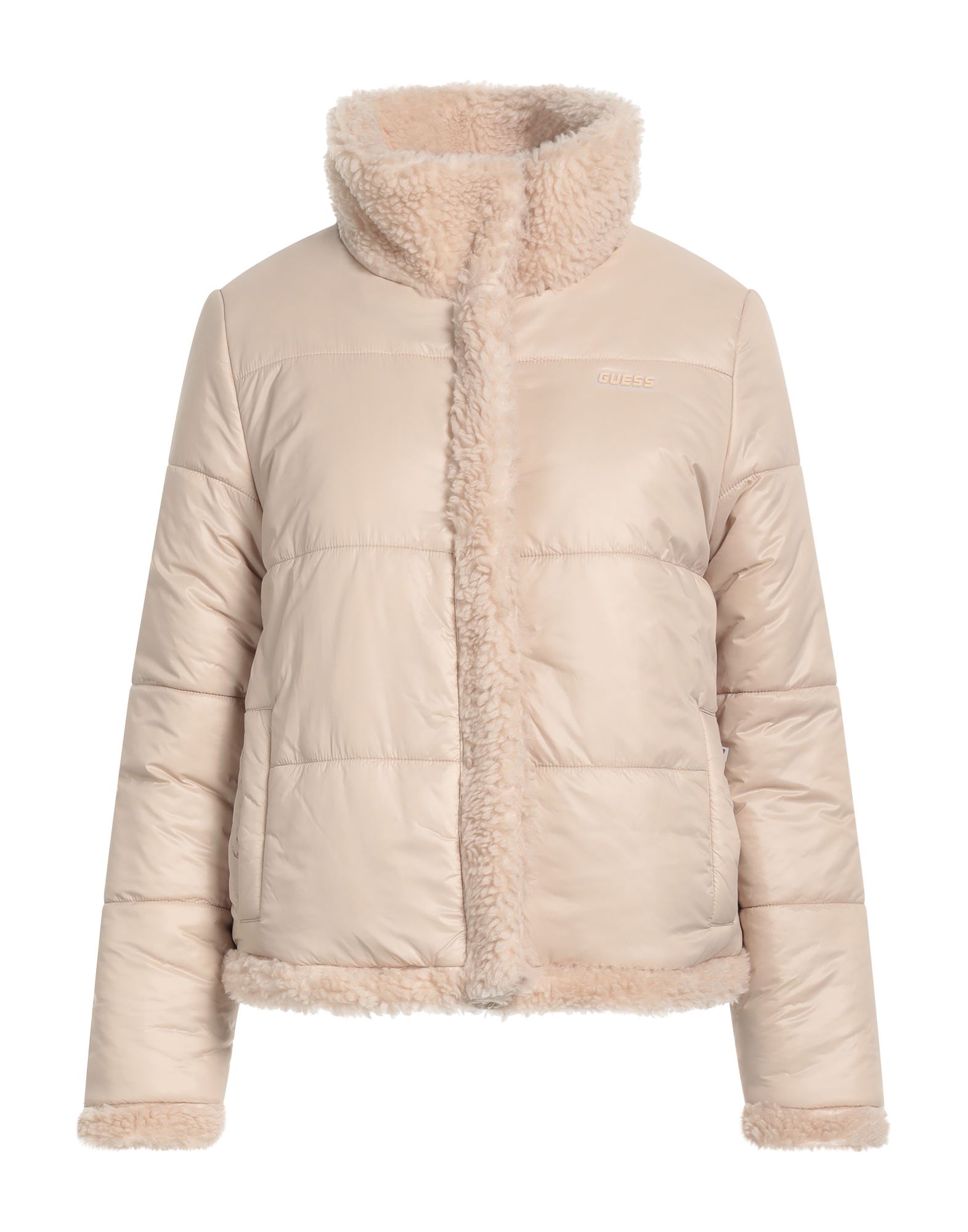 GUESS Pufferjacke & Daunenjacke Damen Elfenbein GUESS Pufferjacke & Daunenjacke Damen Elfenbein von GUESS