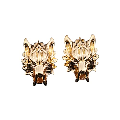 GUHEXIA Kette Wolf Pin Broschen für Männer Anzug Brosche Kragen Verziert Wolf Kopf Hemd Zubehör Gezeiten Corsage Brosche Pins von GUHEXIA