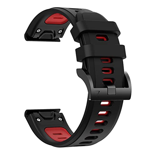 GUMMMY 22 mm Silikon-Schnellverschluss-Uhrenarmband für Garmin Fenix 7 6 Pro 5 Plus Epix Gen 2 935 945 Watch Easyfit Armband, For Fenix 6 Pro, Achat von GUMMMY