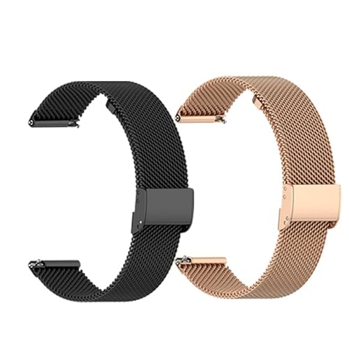 GUMMMY Armband für Garmin Vivoactive 3 4 4S Venu SQ Band Forerunner 245 645 Armband Uhr Zubehör Vivoactive3 Music Correa, 2 Stück, For Forerunner 645, Achat von GUMMMY