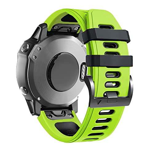 GUMMMY Uhrenarmband für Garmin Fenix 6X 6 Pro 5X 3 3HR Silikon Easyfit Armband Tactix 7 Pro 7X COROS VERTIX 2 MK1 26 mm 22 mm, 22mm Fenix 5 6 7, Achat von GUMMMY