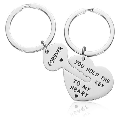 GUOMIS Schlüsselanhänger herz,schlüsselanhänger herz mit gravur,schlüsselanhänger für paare,Anhänger, Schmuck, Geburtstagsgeschenke GUOMIS Schlüsselanhänger herz,schlüsselanhänger herz mit gravur,schlüsselanhänger für paare,Anhänger, Schmuck, Geburtstagsgeschenke von GUOMIS