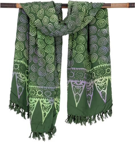 GURU SHOP Bali Batik Sarong, Wandbehang, Wickelrock, Sarongkleid, Strand Tuch - Design 42/grün, Herren/Damen, Synthetisch, 160x100 cm GURU SHOP Bali Batik Sarong, Wandbehang, Wickelrock, Sarongkleid, Strand Tuch - Design 42/grün, Herren/Damen, Synthetisch, 160x100 cm von GURU SHOP