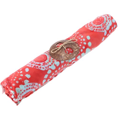 GURU SHOP Bali Batik Sarongkleid, Wickelrock, Sarong, Strand Tuch mit Sarongschnalle - Rot/2, Herren/Damen, Synthetisch, 160x100 cm GURU SHOP Bali Batik Sarongkleid, Wickelrock, Sarong, Strand Tuch mit Sarongschnalle - Rot/2, Herren/Damen, Synthetisch, 160x100 cm von GURU SHOP