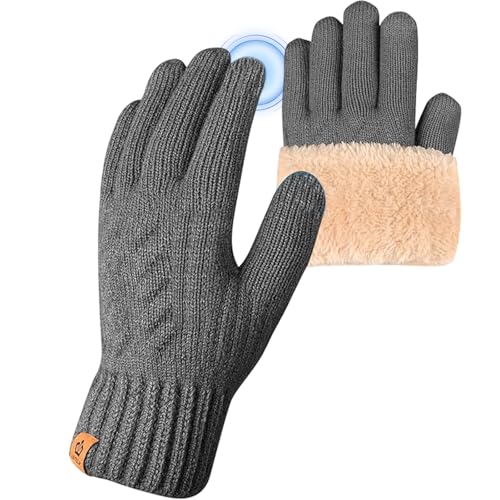 GUTERTOP Women's Winter Gloves with Fleece Lining, Handschuhe & Fäustlinge für Damen, Touchscreen Warm Stretched Lammfell Handschuhe Damen für Laufen Fahren Wandern GUTERTOP Women's Winter Gloves with Fleece Lining, Handschuhe & Fäustlinge für Damen, Touchscreen Warm Stretched Lammfell Handschuhe Damen für Laufen Fahren Wandern von GUTERTOP
