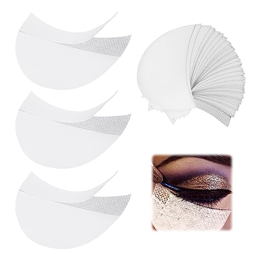 GWAWG 150pcs Augen Make-up Patch und Lidschatten Patch werden für Wimpernverlängerungslinie, Eyeliner und Lippen Make-up verwendet, um Augen Make-up und Lippen Make-up Rückstände zu verhindern von GWAWG