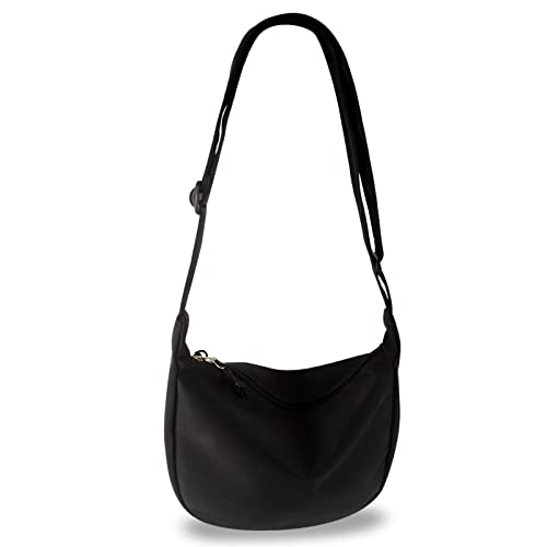 GWAWG Crossbody-Taschen für Damen, Schultertasche, Mini-Nylon-Umhängetaschen mit verstellbarem Riemen, Doppelreißverschluss-Köpfe, leichte Reisetasche, Brusttasche für Schule, Sport, Freizeit, Reisen von GWAWG