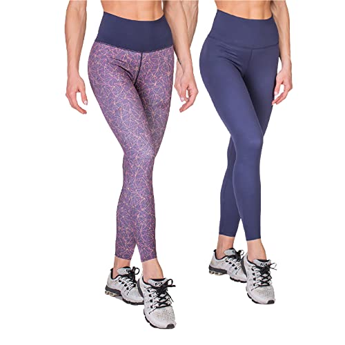 GYM AESTHETICS 1+1 2023 Aktiv Hight Waist Leggings Damen sportleggins Damen lang Kompression schnell trocknend Leggins, Cinch-Taille Funktionsleggings thermoleggings für Yoga und Sportarten von GYM AESTHETICS