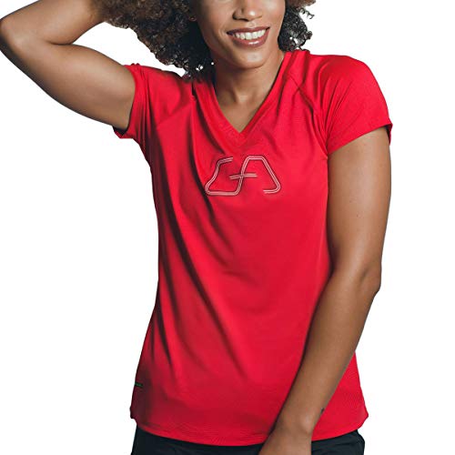 GYM AESTHETICS Sportshirt Damen Kurzarm Fitness Shirt Damen Sport Oberteile Damen Funktionsshirt Damen Atmungsaktiv Anti-schweiß Trainingsshirt Sportbekleidung Slim Fit Damen Tops Für Gym und Training von GYM AESTHETICS