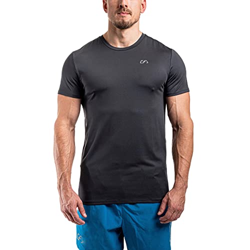 GYM AESTHETICS | 4 in 1 Wesentlich Tight-Fit Sport Tshirts Herren Dichte Maschen Bodybuilding Shirt UV-Schutz Anti schweiß Fitness Shirt Gym Shirt Herren, trainingsshirt für Krafttaining und Sport … von GYM AESTHETICS