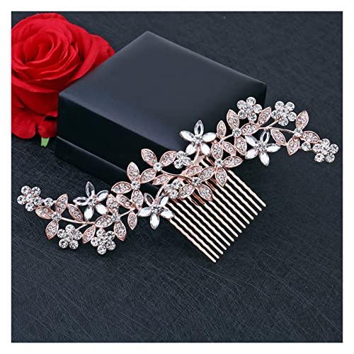 Braut Haarkamm Hochzeitskleid Haarschmuck Clip Haarnadeln für Frauen Braut Kopfschmuck Ornamente Prinzessin (9) von GaRcan