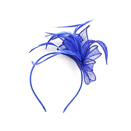 Damen-Stirnbänder, Damen-Fascinator-Hut, Damen-Stirnbänder, Fascinator-Stirnband, Gothic-Kopfschmuck, Stirnband, 1920er-Jahre-Spitzenschleier-Stirnband, Party-Schleier-Stirnband P von GaRcan