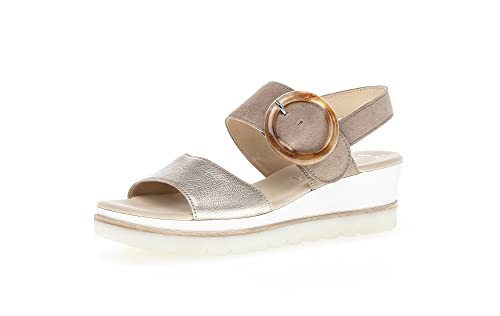 Gabor Damen Riemchensandalen, Frauen Sandaletten,Best Fitting,riemen,riemchen,halteriemen,women's,woman,lady,ladies,puder/rabbit,42 EU / 8 UK von Gabor