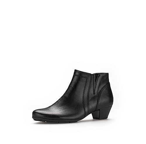 Gabor Damen Ankle Boots, Frauen Stiefeletten,uebergangsstiefel,knoechelhoch,bootee,booties,halbstiefel,kurzstiefel,stiefel,schwarz,37 EU / 4 UK von Gabor