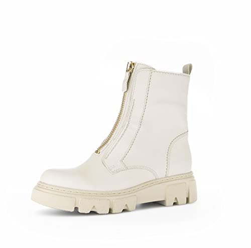 Gabor Damen Biker Boots, Frauen Stiefeletten,Wechselfußbett,Best Fitting,winterstiefeletten,winterschuhe,gefüttert,panna (panna),39 EU / 6 UK von Gabor