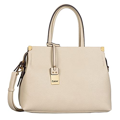 Gabor bags Gela Damen Shopper Umhängetasche Reißverschluss Mittelgroß Beige von Gabor