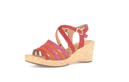Gabor Damen Keilsandalen, Frauen Sandalen,Keilsandaletten,Keilabsatz,Wedge-Heel,hoch,Sommerschuhe,offene Schuhe,Flame/pink/Pumpkin,35.5 EU / 3 UK Gabor Damen Keilsandalen, Frauen Sandalen,Keilsandaletten,Keilabsatz,Wedge-Heel,hoch,Sommerschuhe,offene Schuhe,Flame/pink/Pumpkin,35.5 EU / 3 UK von Gabor